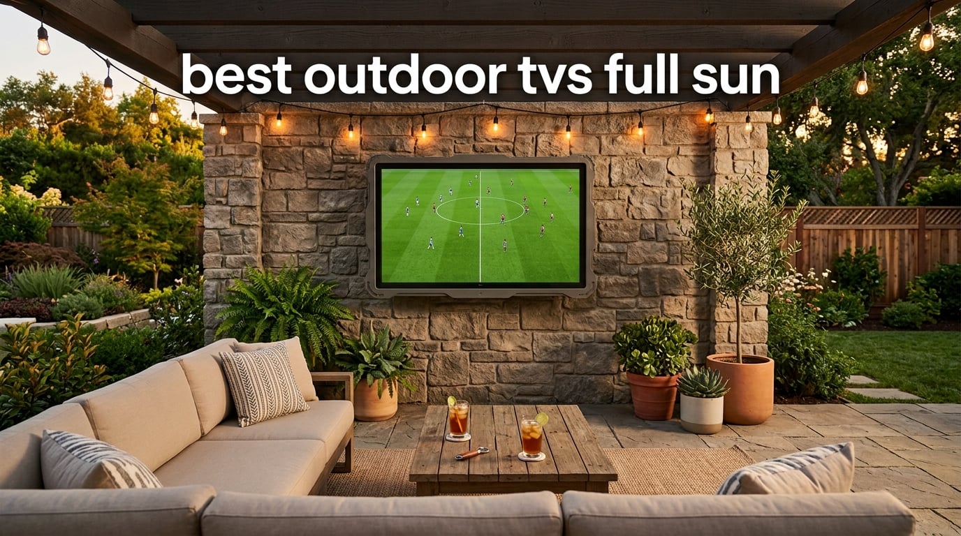 best outdoor tvs full sun