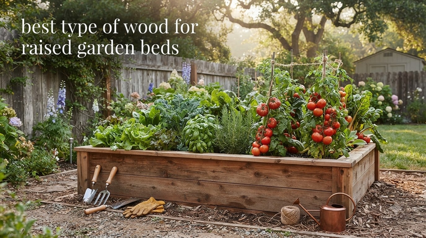 best type of wood for raised garden beds
