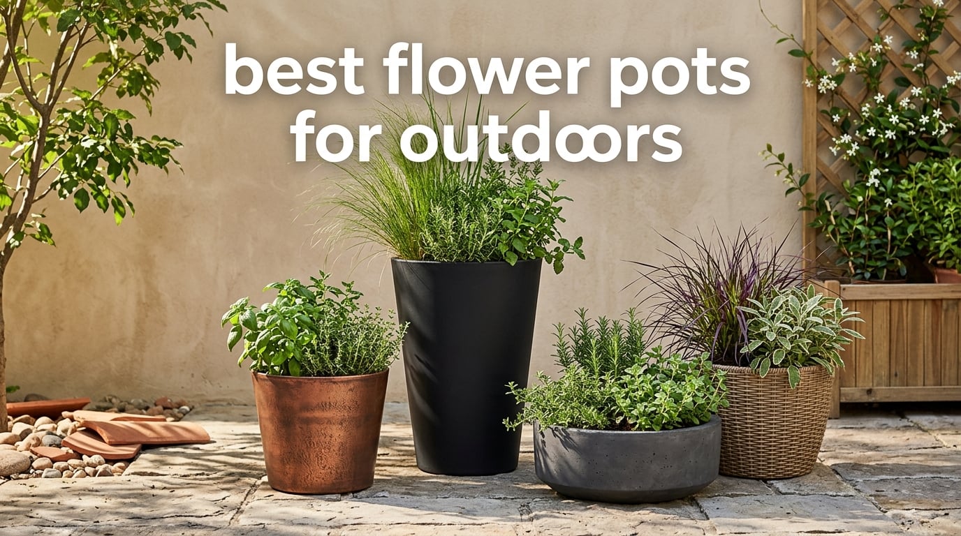 best flower pots for outdoors