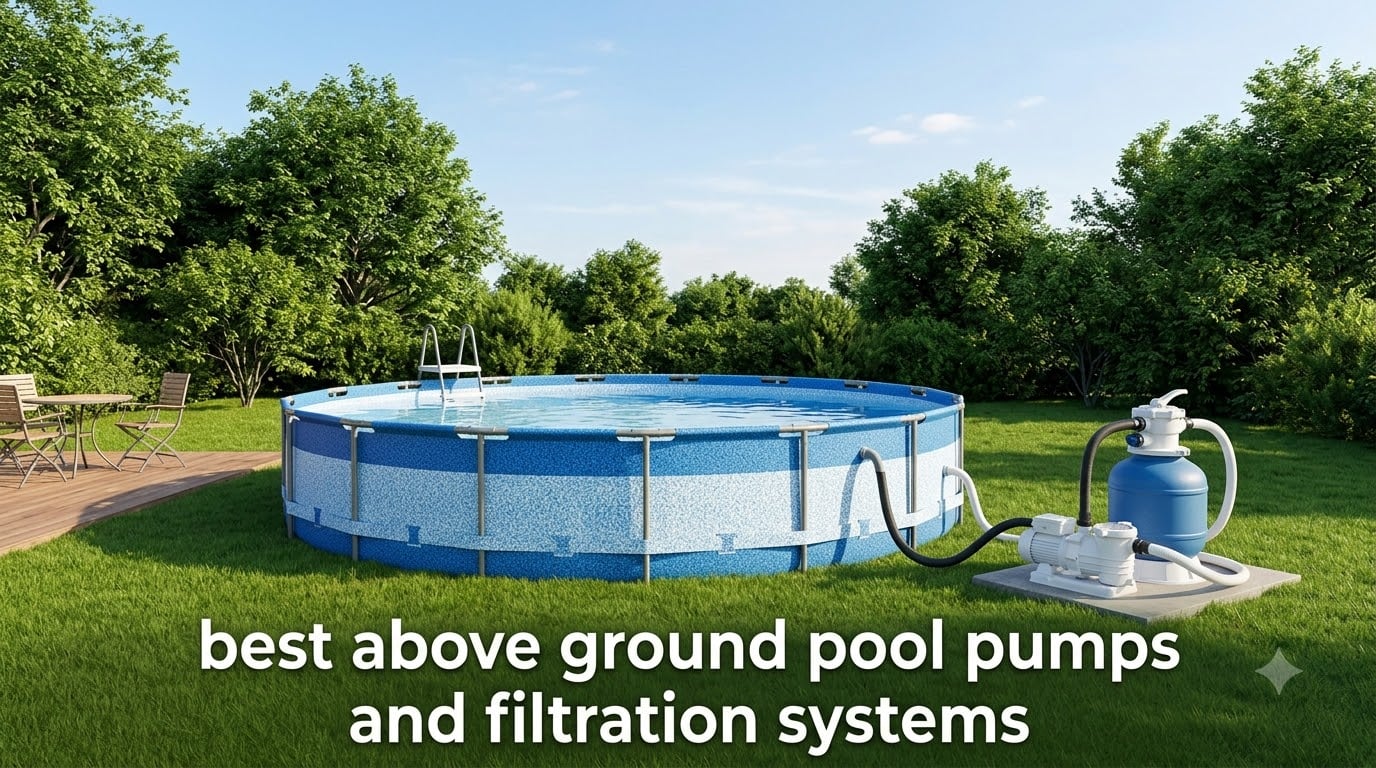 best above ground pool pumps and filtration systems