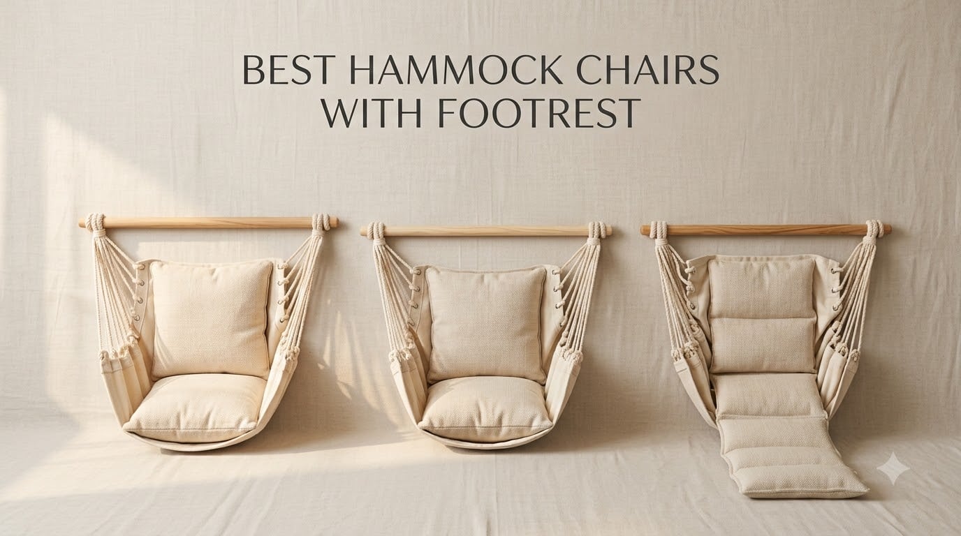 best hammock chairs with footrest
