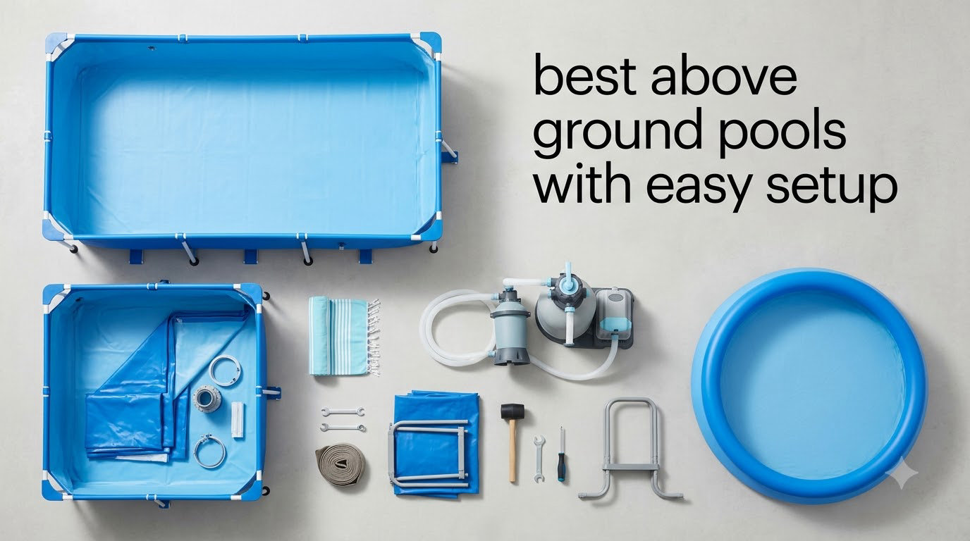 best above ground pools with easy setup