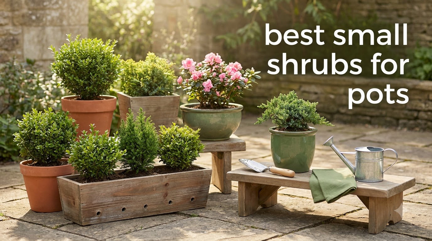 best small shrubs for pots