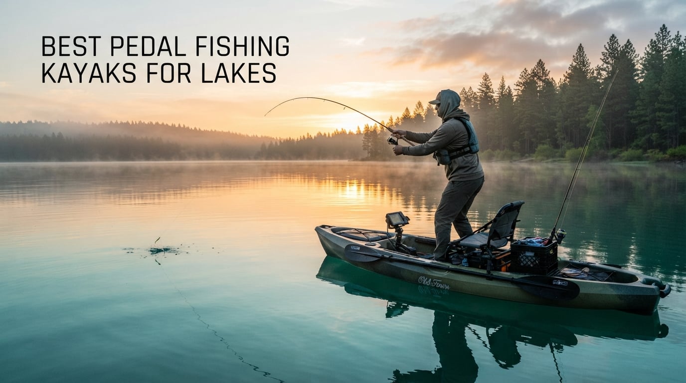 best pedal fishing kayaks for lakes