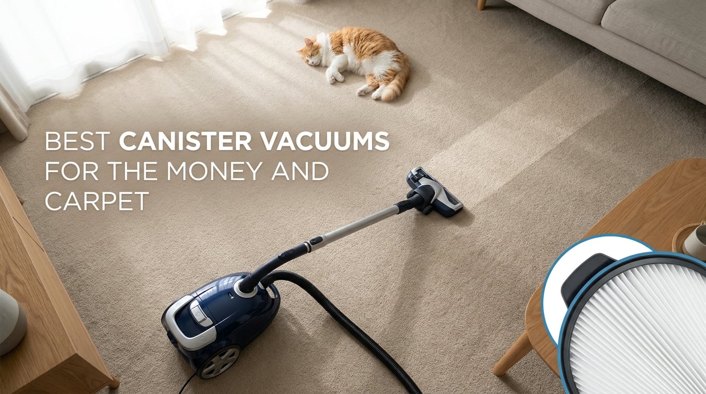 best canister vacuums for the money and carpet