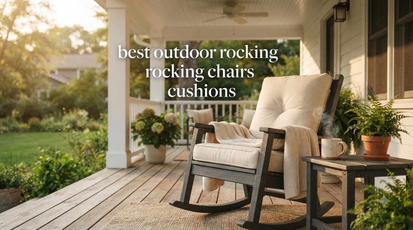 best outdoor rocking chairs with cushions