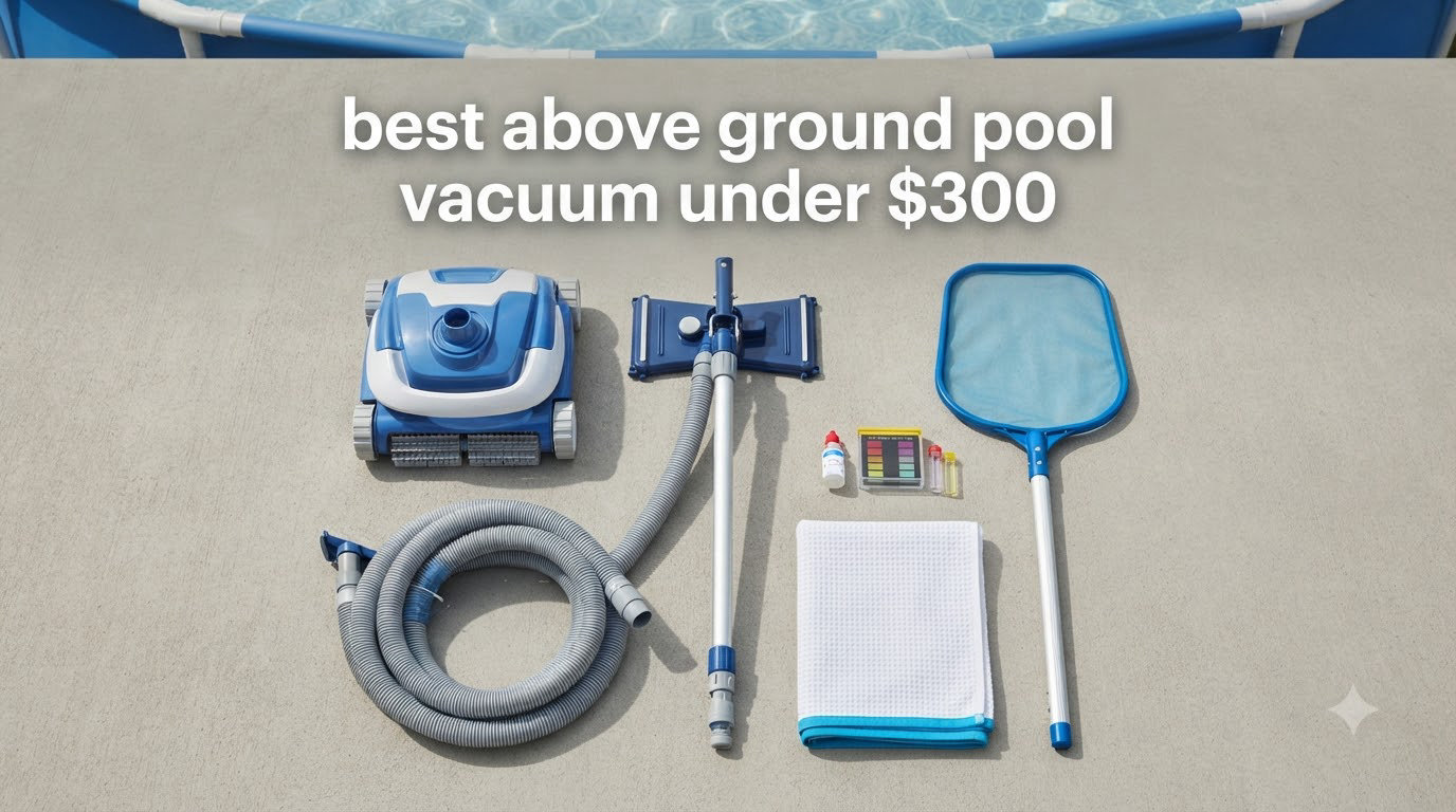 best above ground pool vacuum under $300