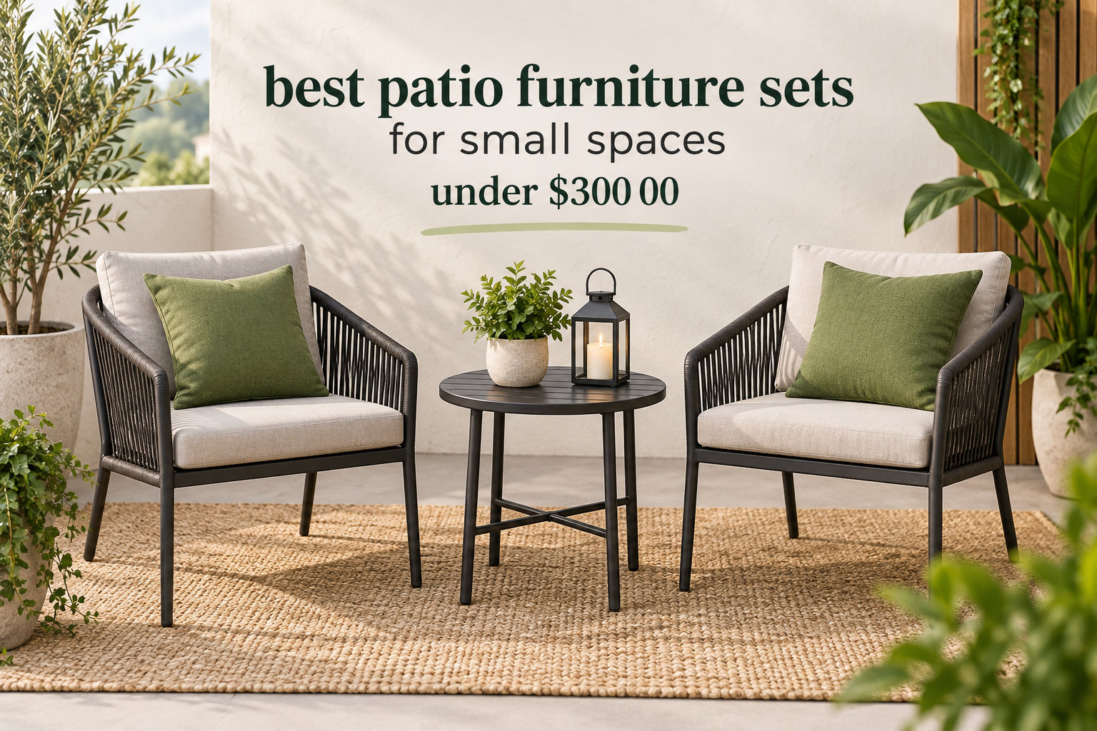 best patio furniture sets for small spaces under $300 00
