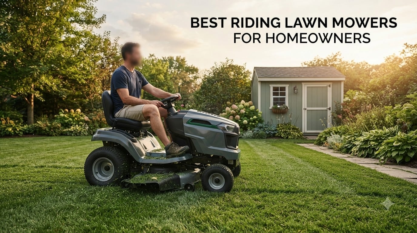 best riding lawn mowers for homeowners