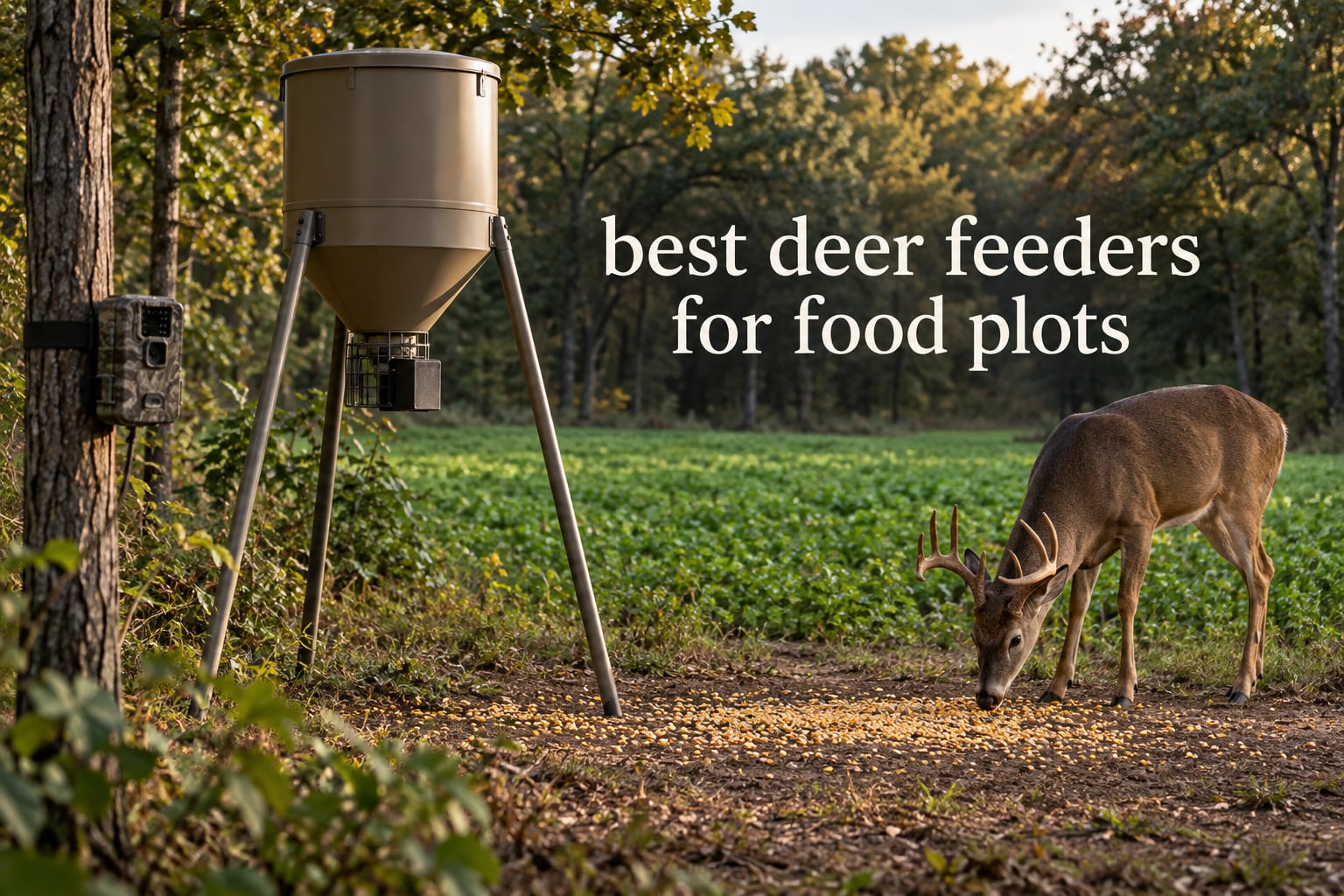 best deer feeders for food plots