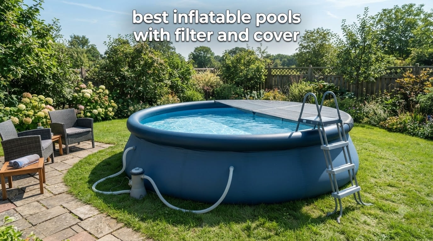 best inflatable pools with filter and cover