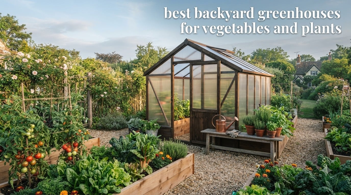 best backyard greenhouses for vegetables and plants