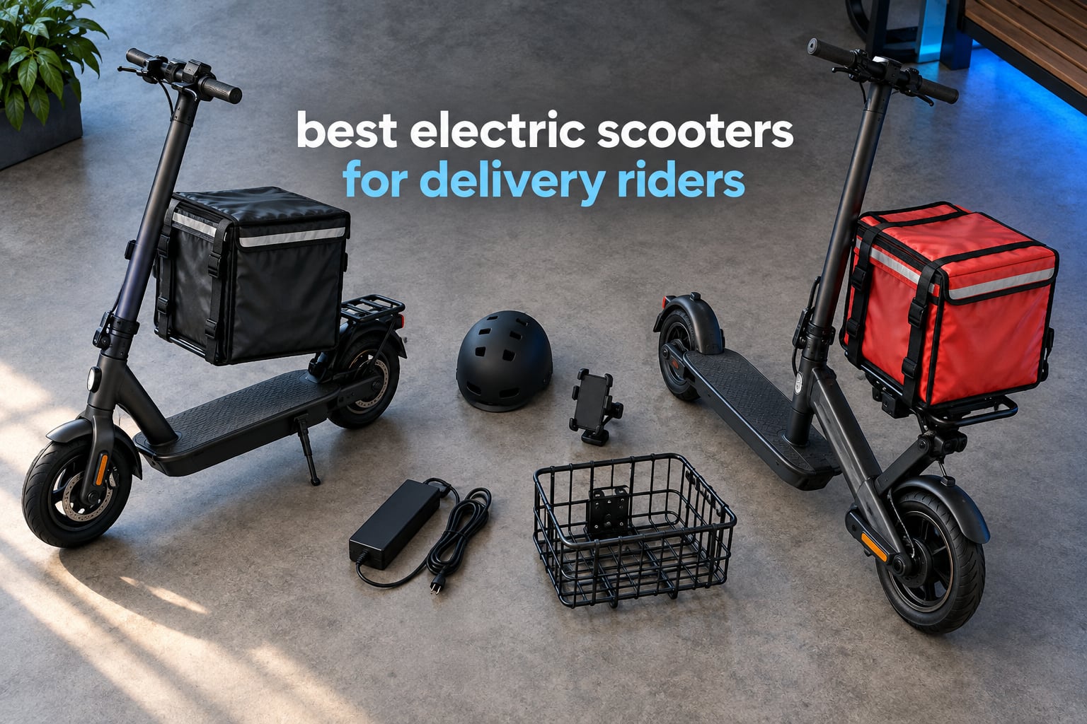 best electric scooters for delivery riders