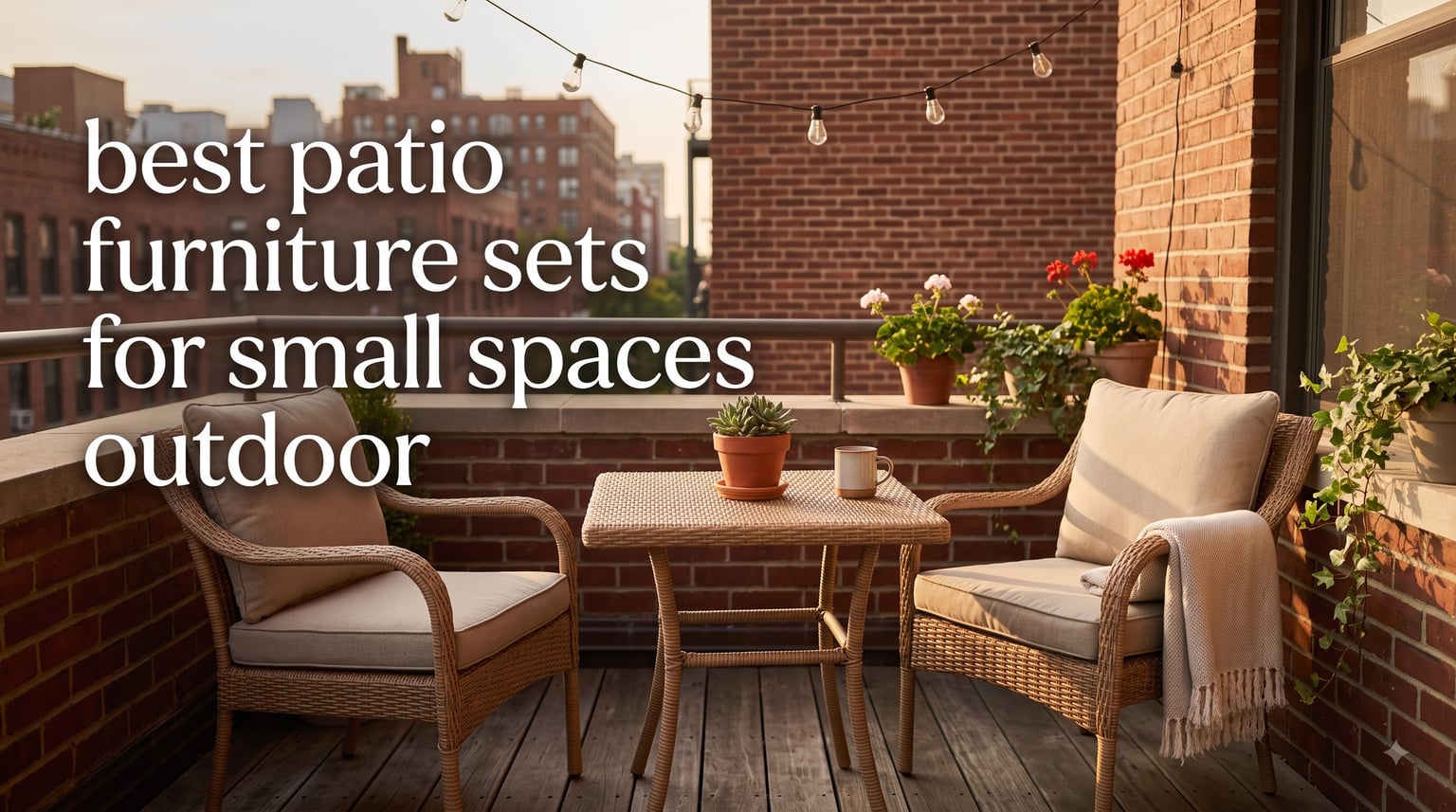 best patio furniture sets for small spaces outdoor