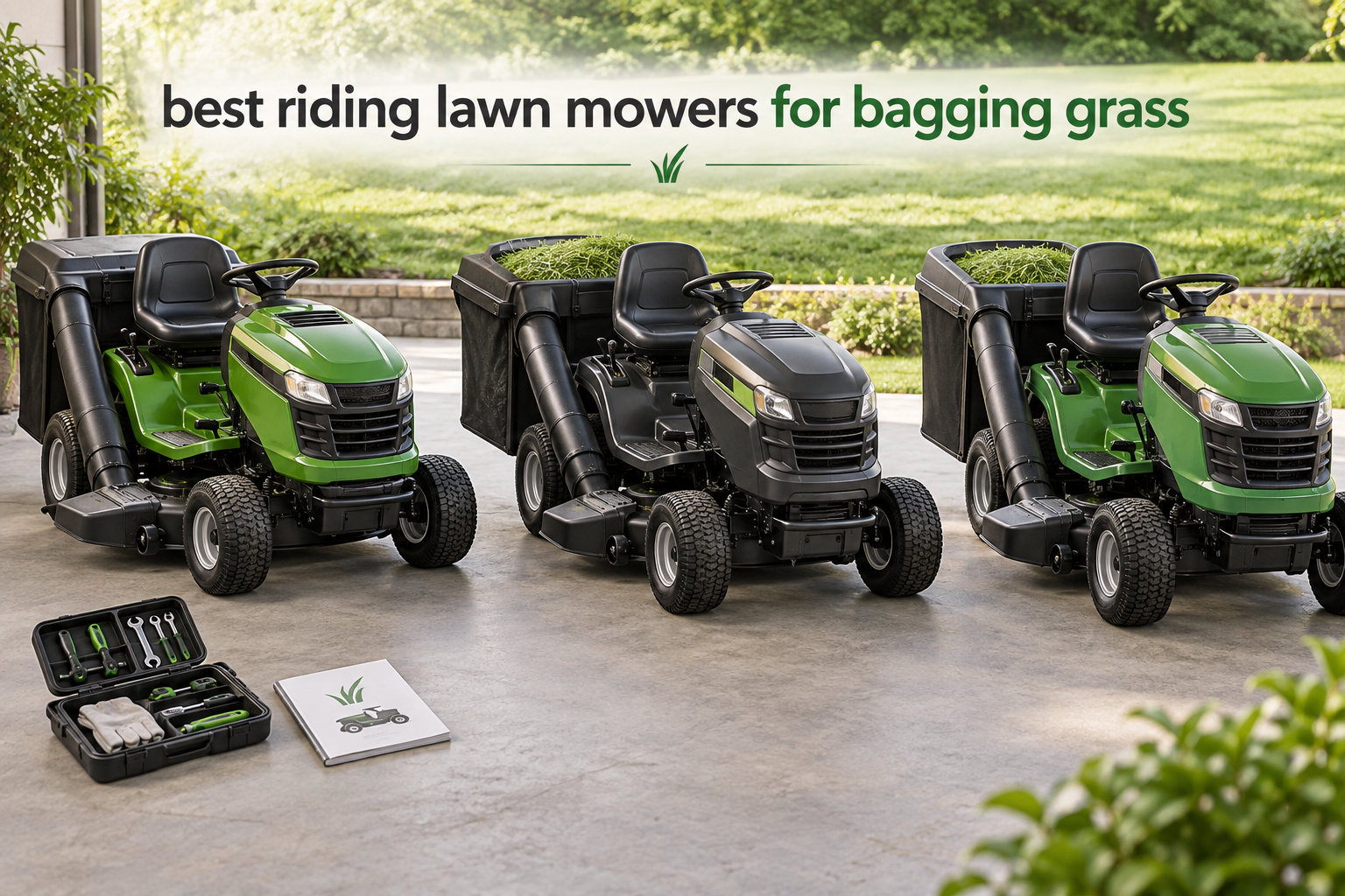 best riding lawn mowers for bagging grass