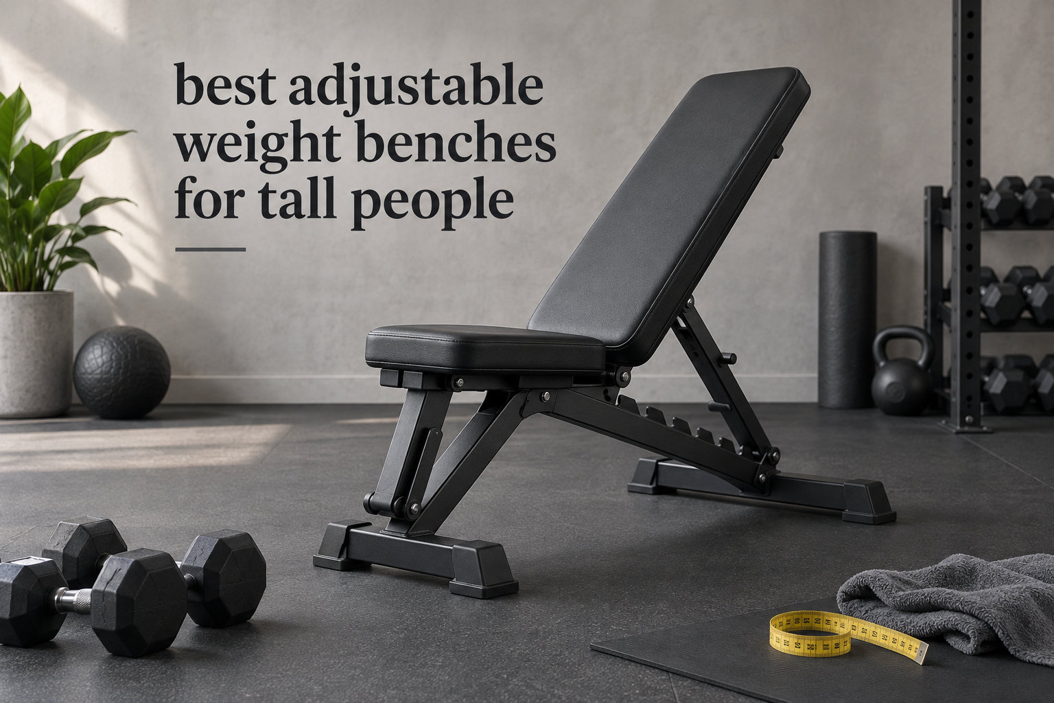 best adjustable weight benches for tall people