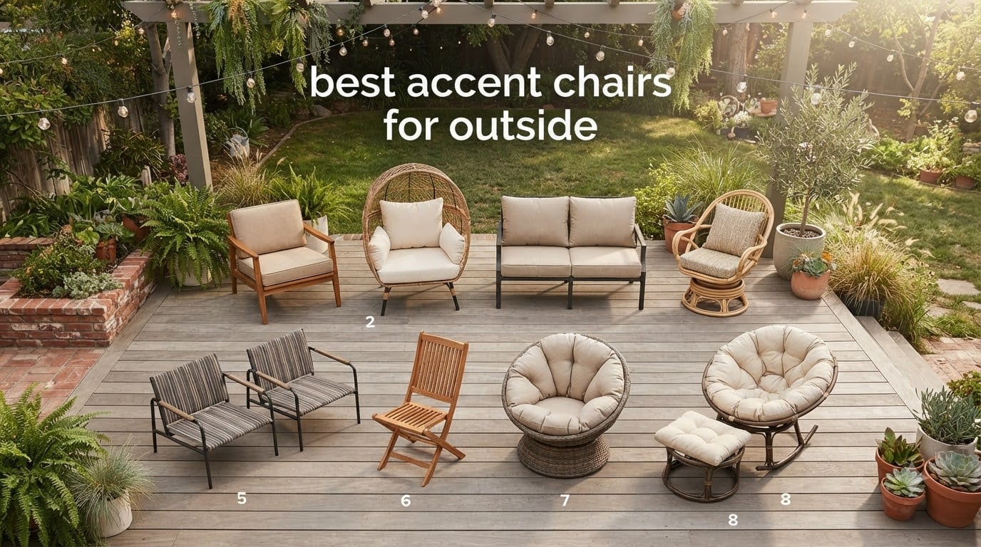 best accent chairs for outside