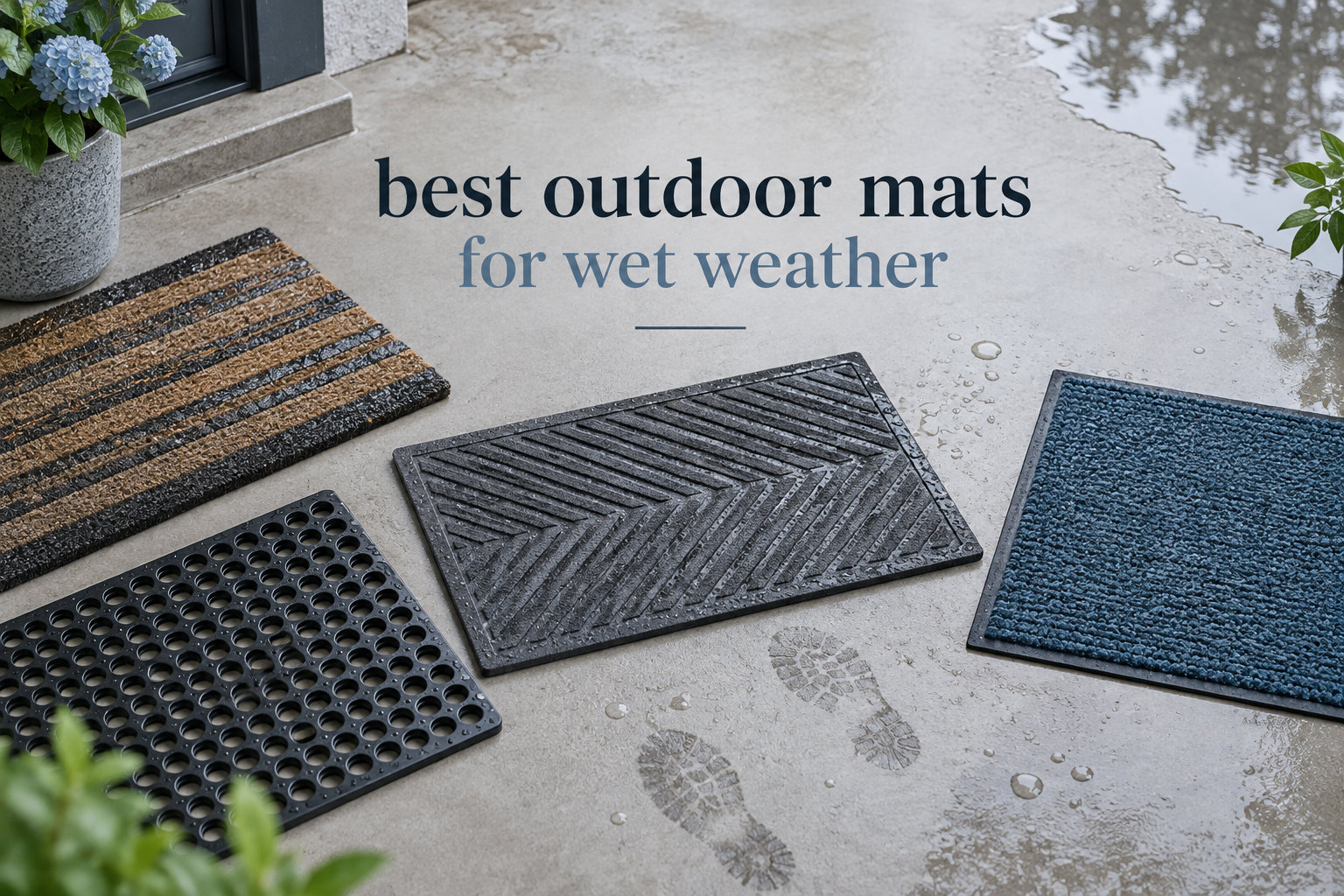 best outdoor mats for wet weather