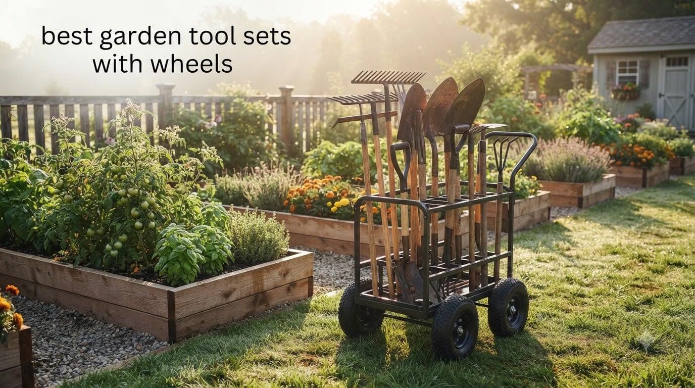 best garden tool sets with wheels