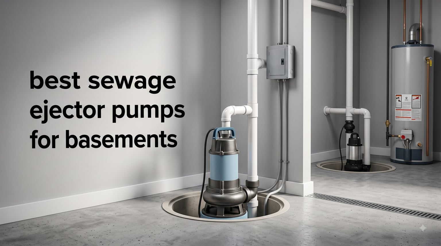best sewage ejector pumps for basements