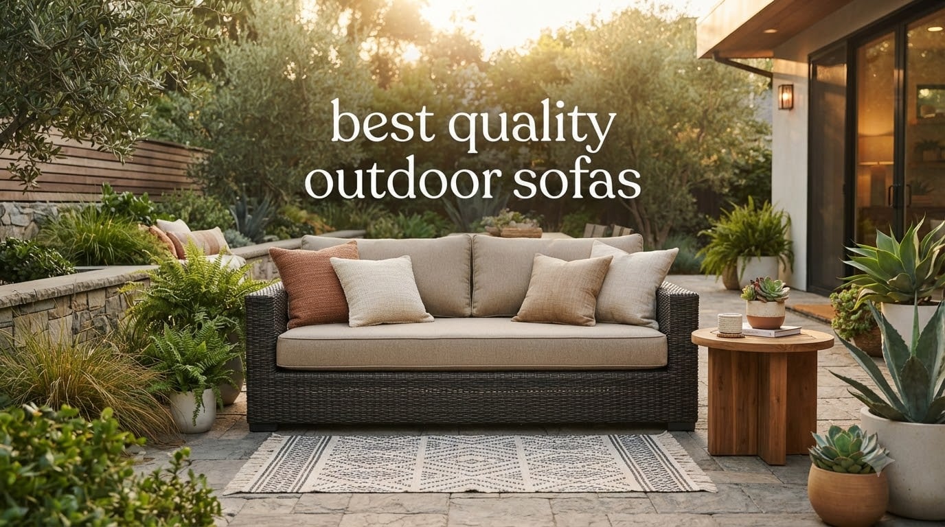 best quality outdoor sofas
