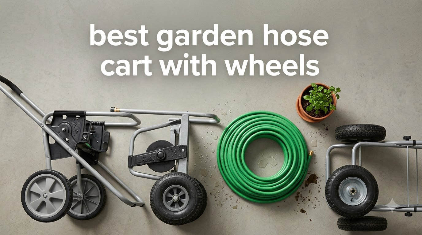 best garden hose cart with wheels