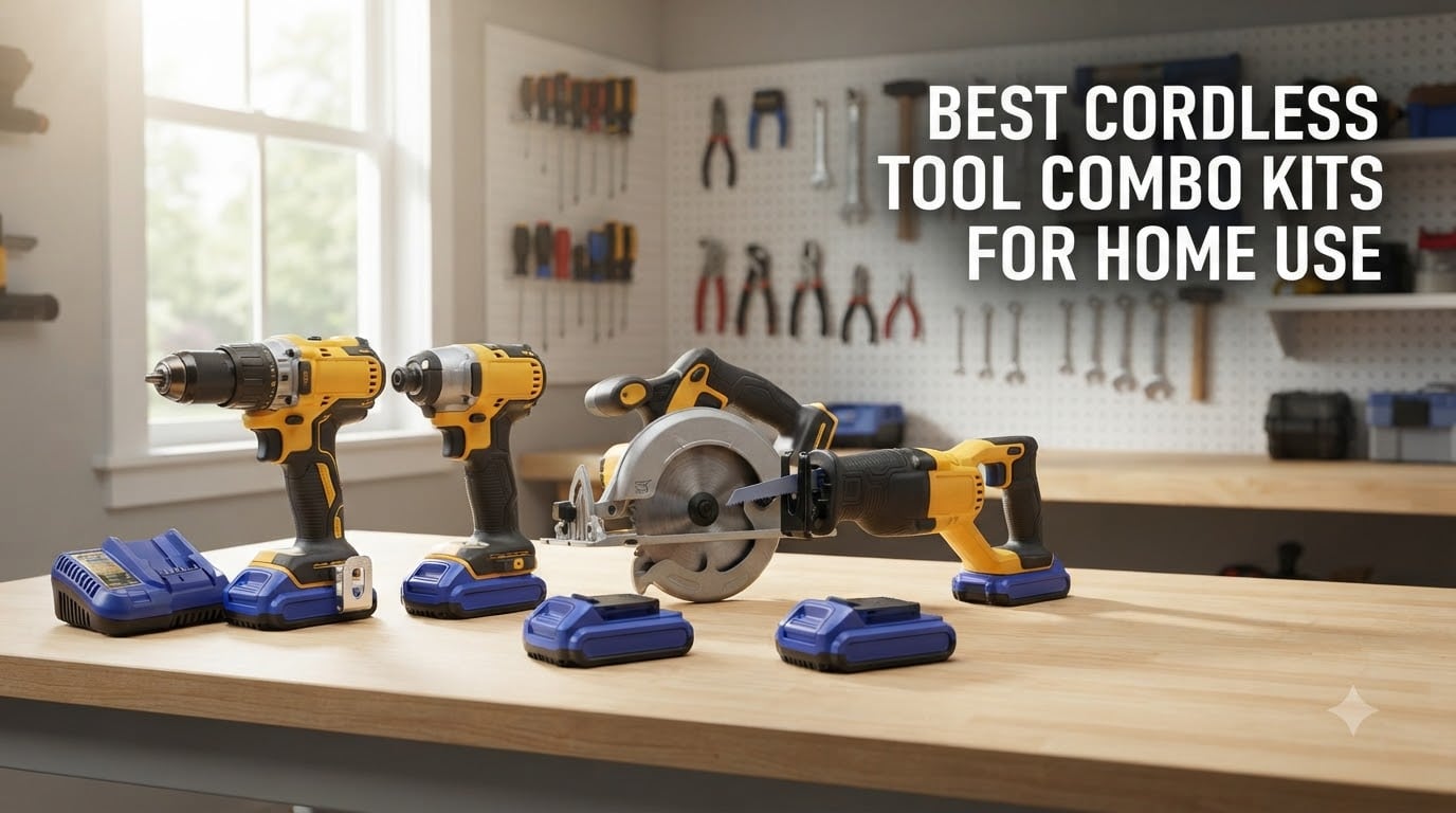 best cordless tool combo kits for home use