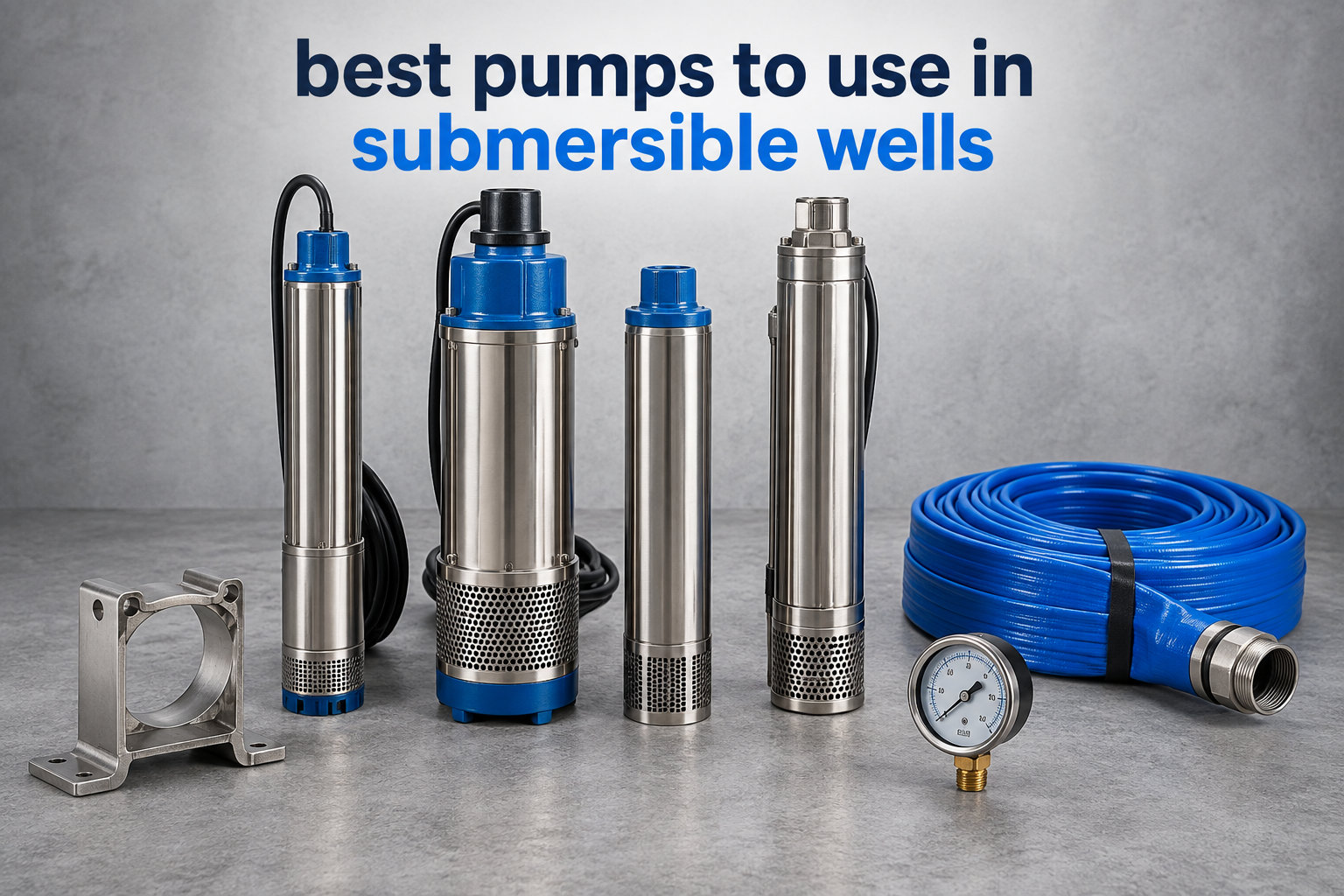 best pumps to use in submersible wells
