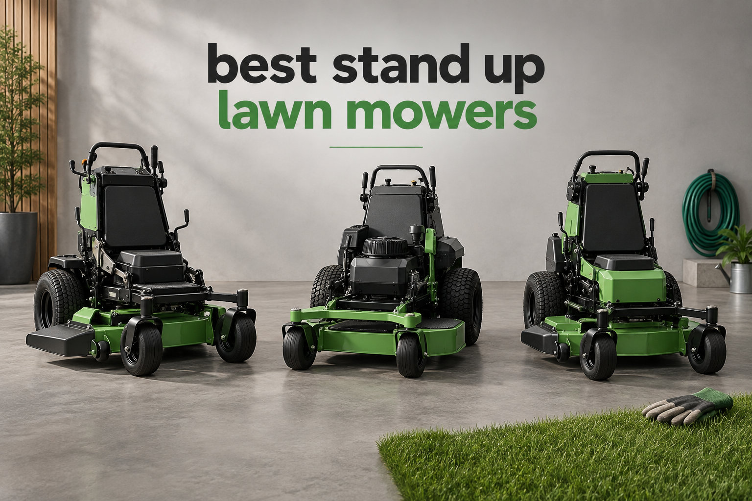 best stand up lawn mowers