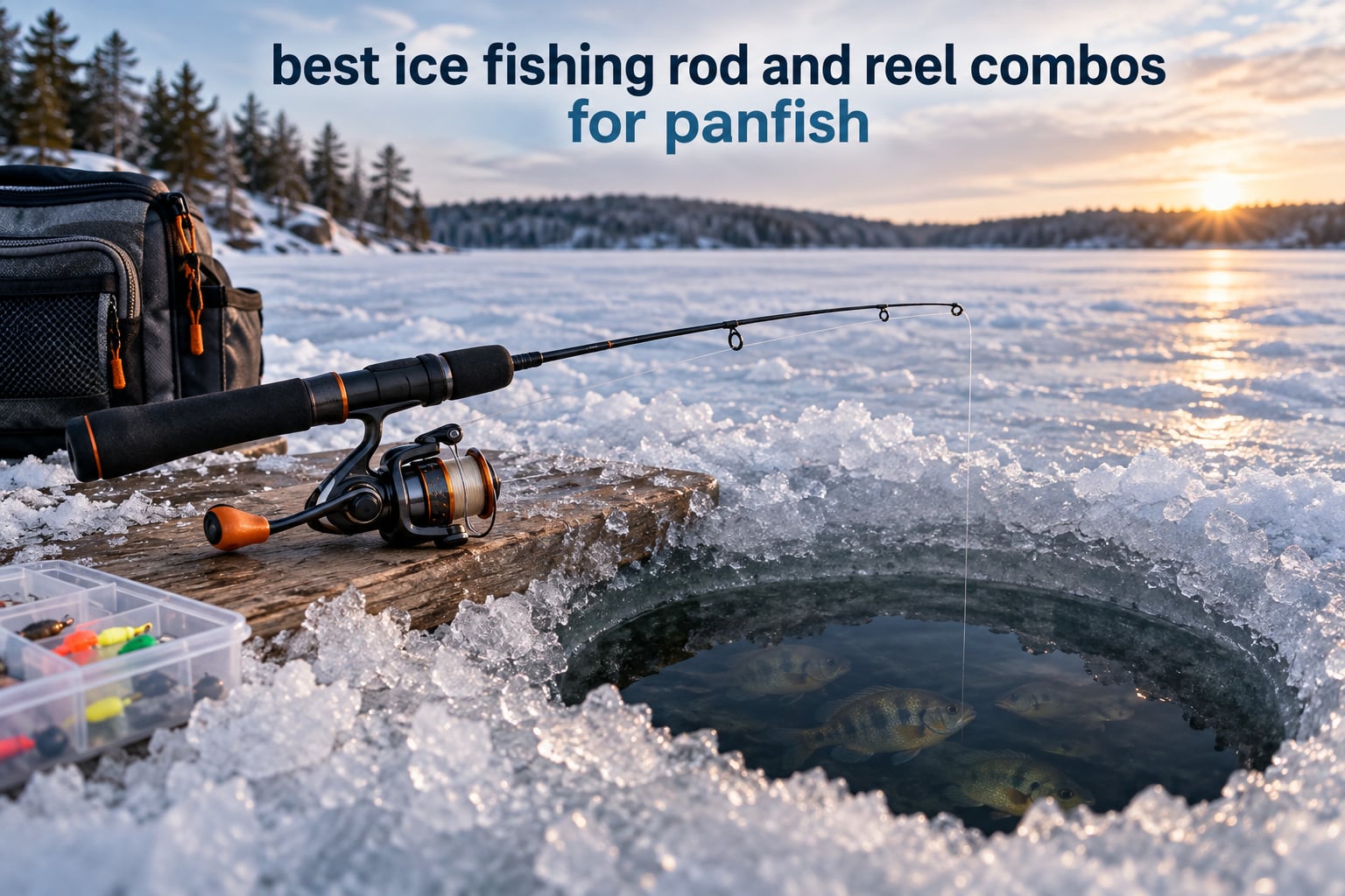 best ice fishing rod and reel combos for panfish