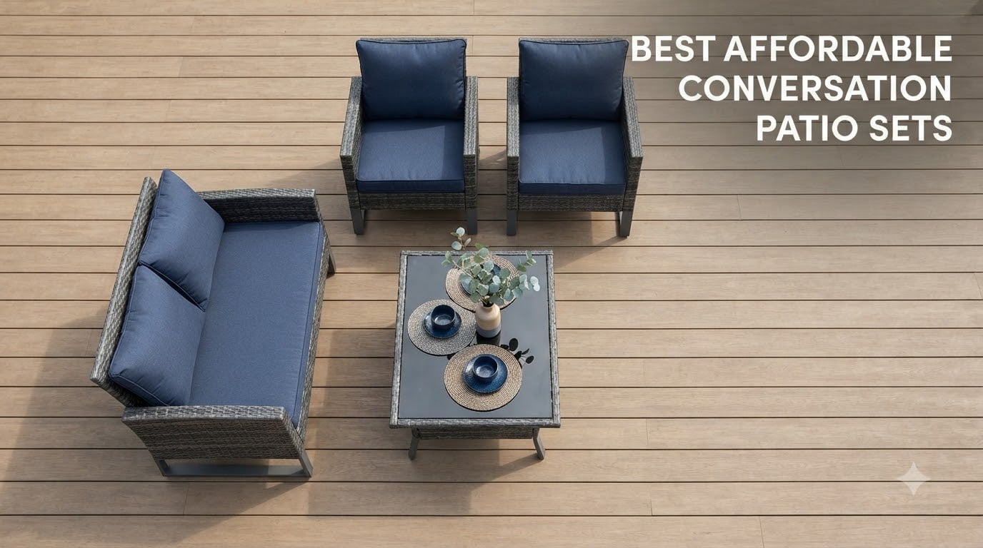 best affordable conversation patio sets