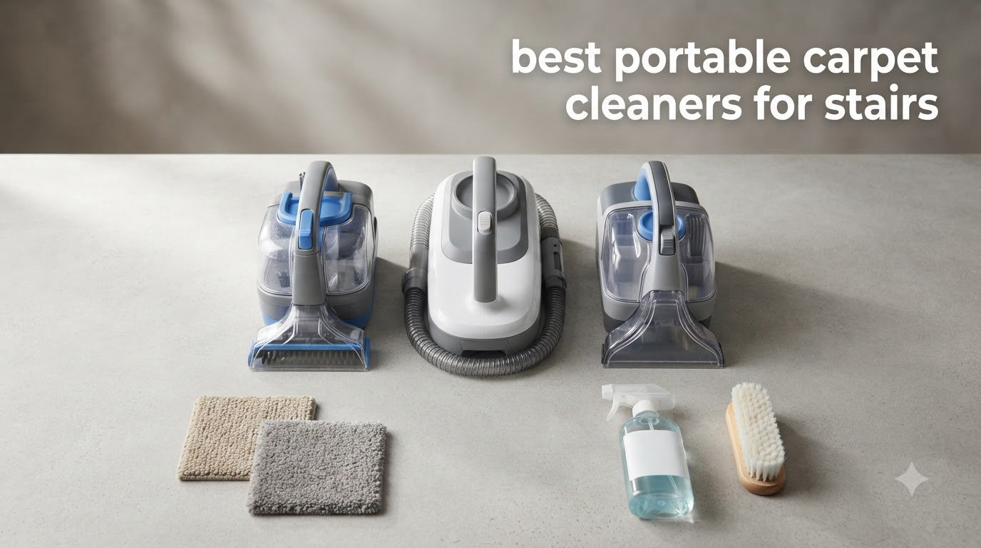 best portable carpet cleaners for stairs