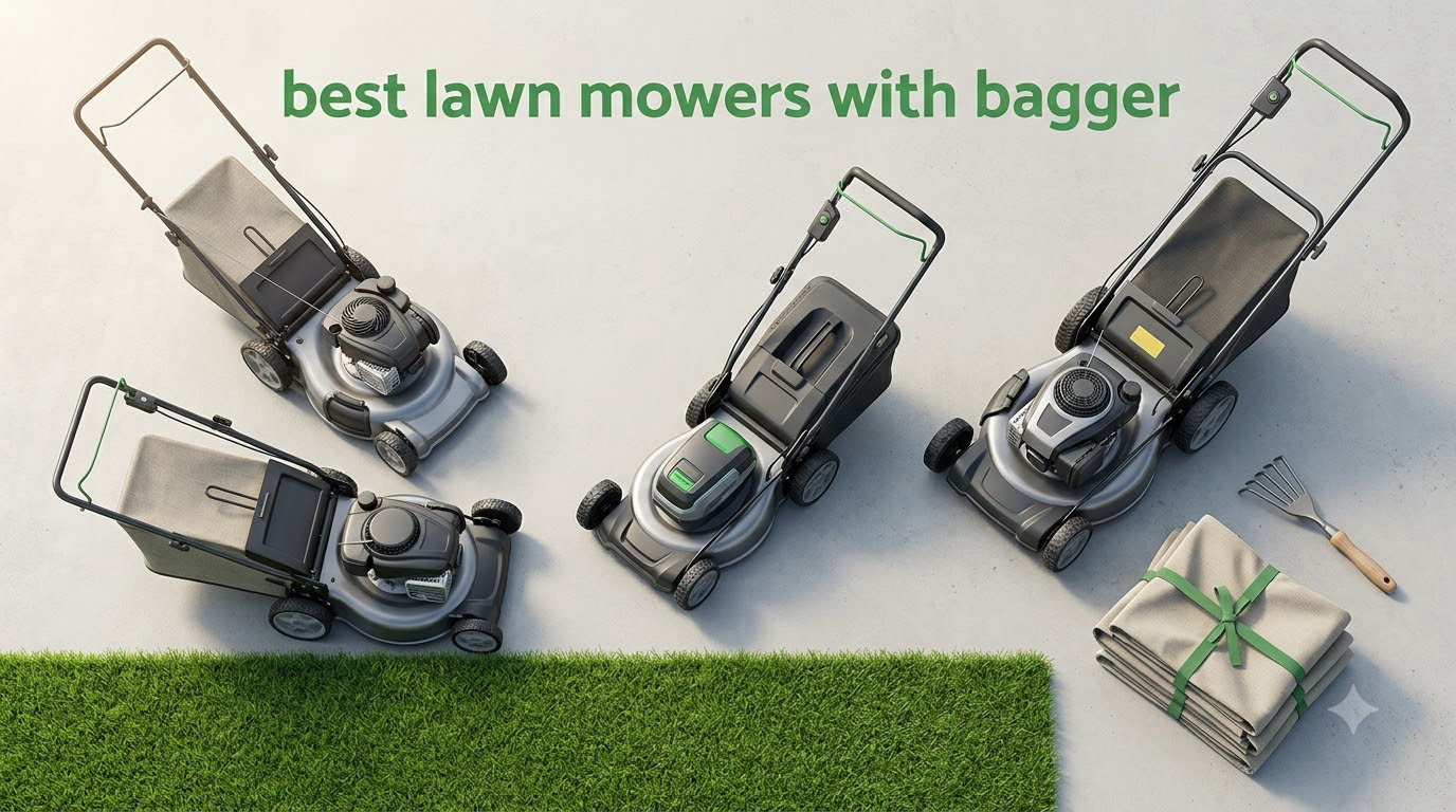 best lawn mowers with bagger