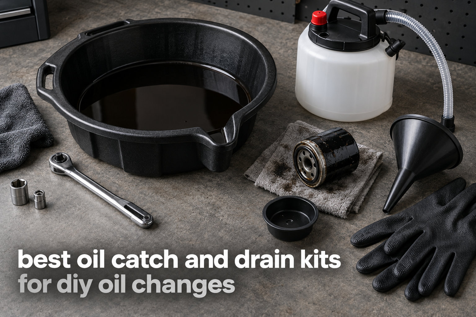 best oil catch and drain kits for diy oil changes