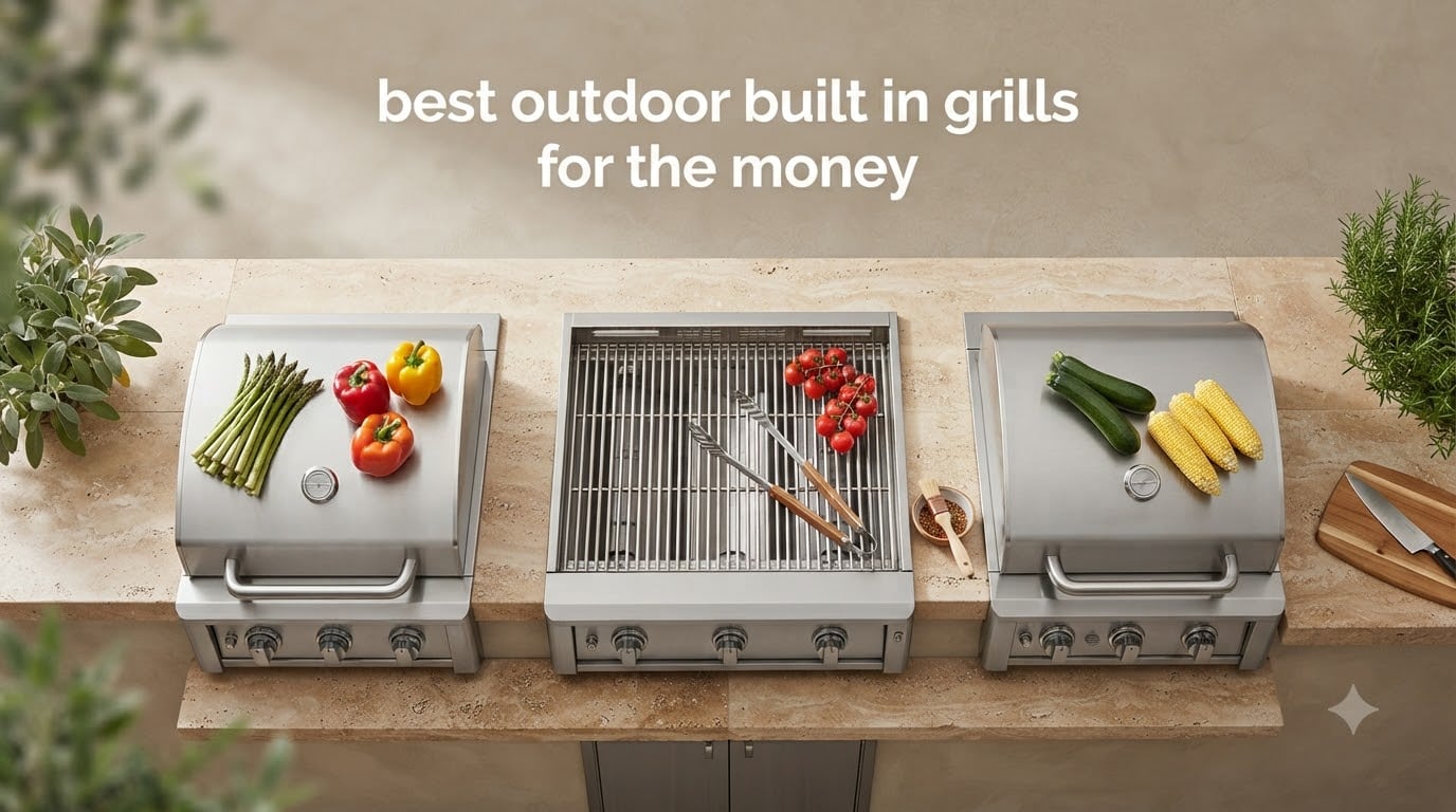 best outdoor built in grills for the money