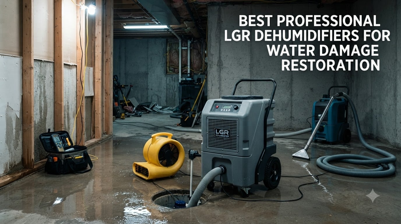best professional lgr dehumidifiers for water damage restoration