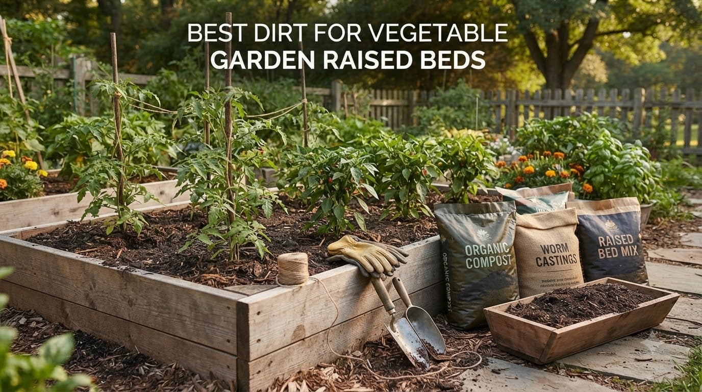 best dirt for vegetable garden raised beds