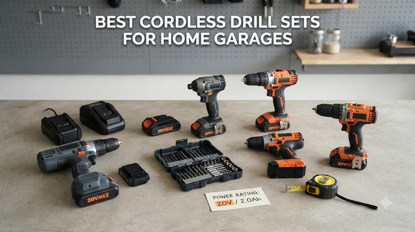 best cordless drill sets for home garages