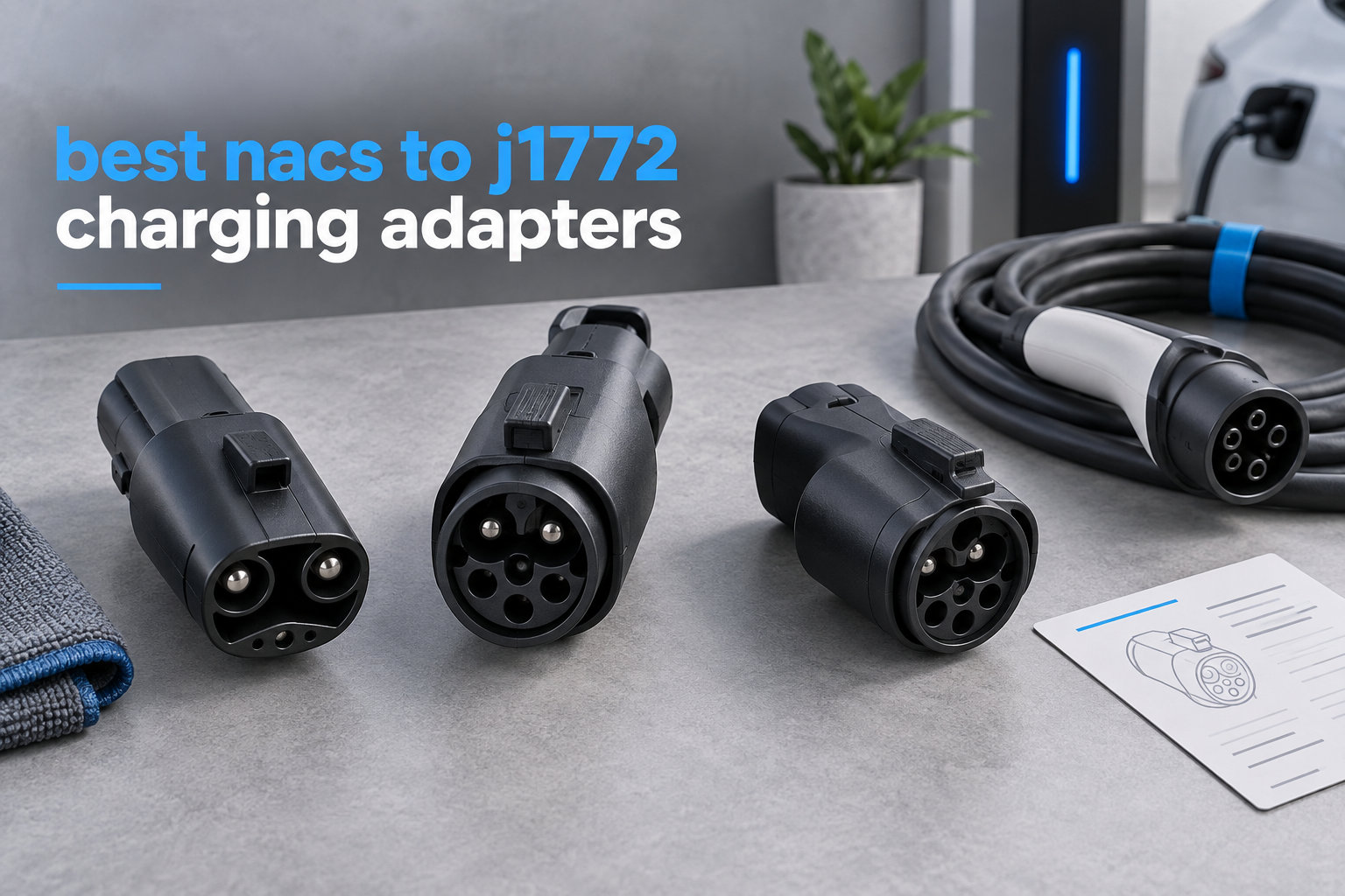 best nacs to j1772 charging adapters