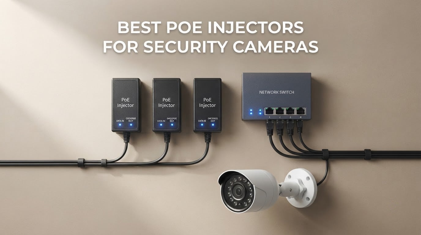 best poe injectors for security cameras