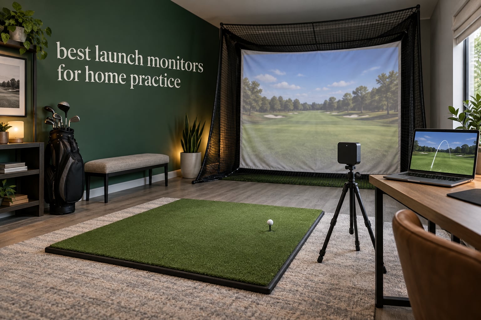 best launch monitors for home practice