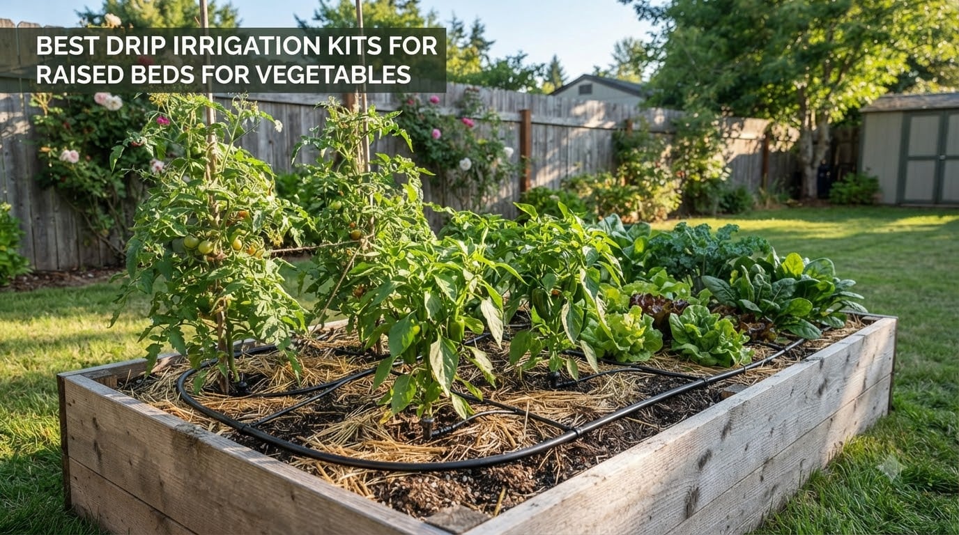 best drip irrigation kits for raised beds for vegetables