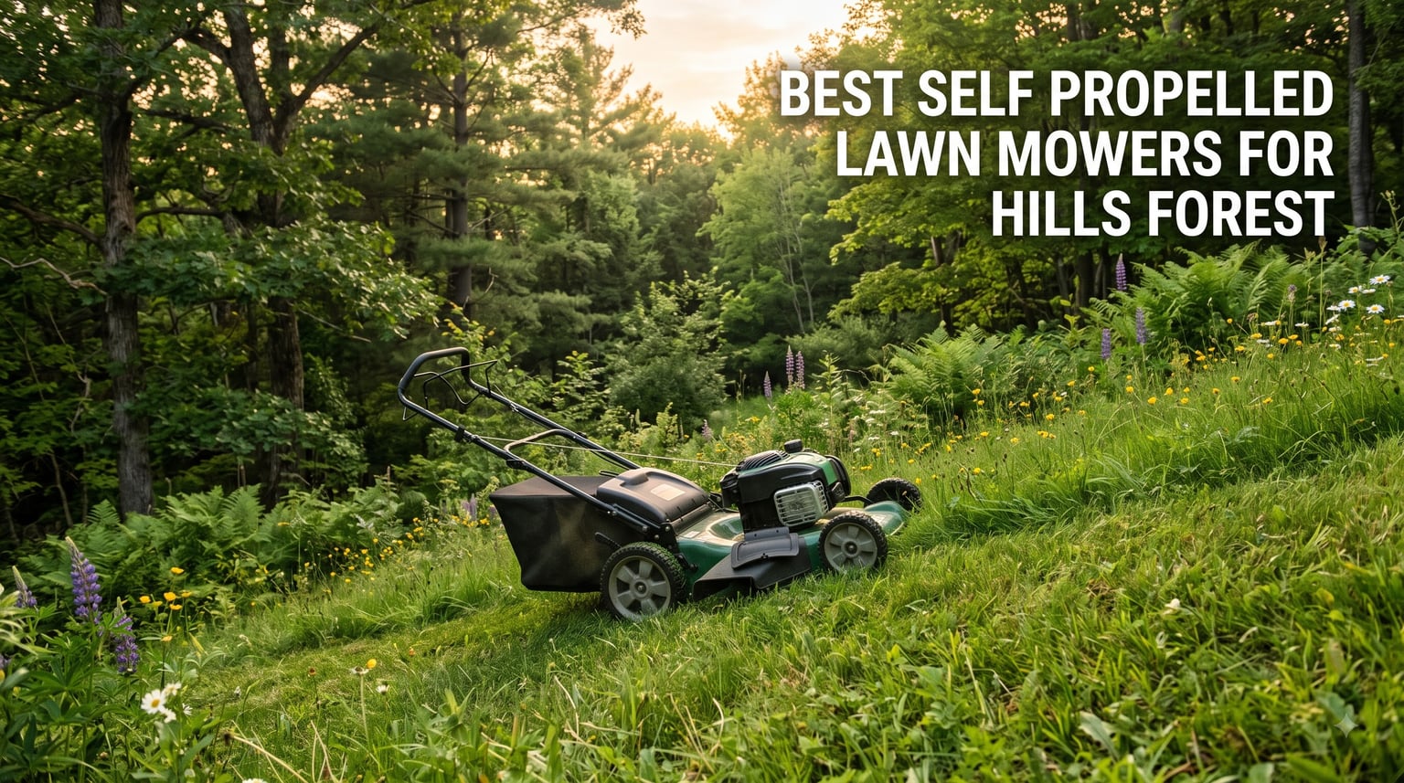 best self propelled lawn mowers for hills forest