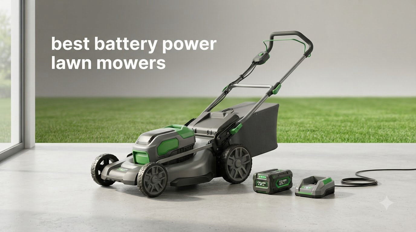best battery power lawn mowers