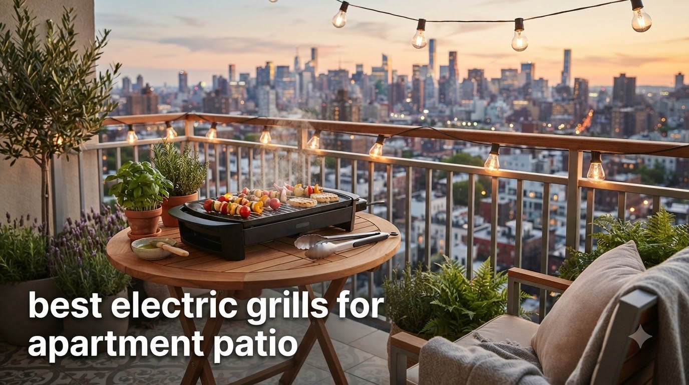 best electric grills for apartment patio