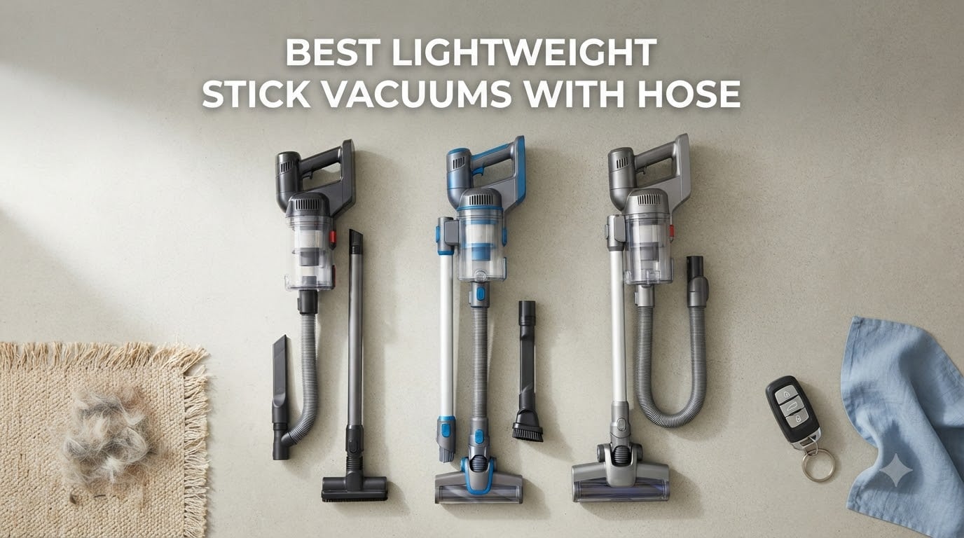 best lightweight stick vacuums with hose