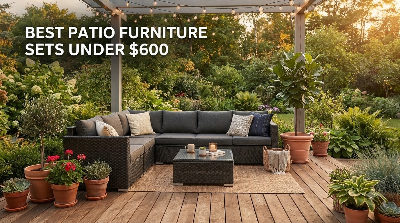 best patio furniture sets under $600
