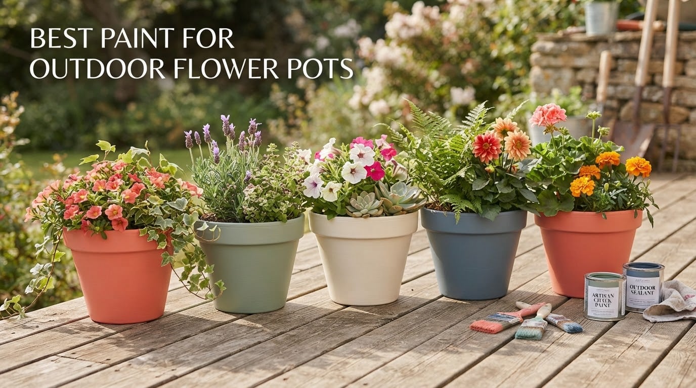 best paint for outdoor flower pots