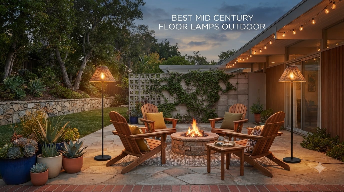 best mid century floor lamps outdoor