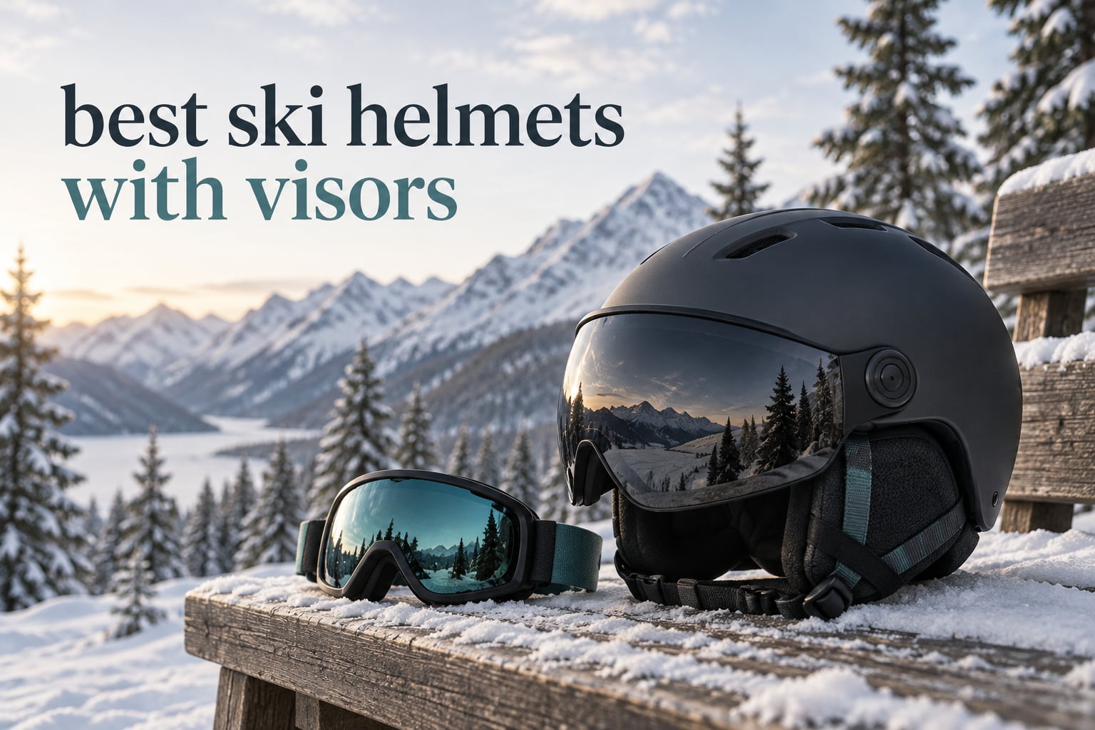 best ski helmets with visors